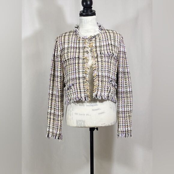 Isabel Marant Nameo Jacket In Lilac And Yellow size 38/ us size 6 - Picture 6 of 16